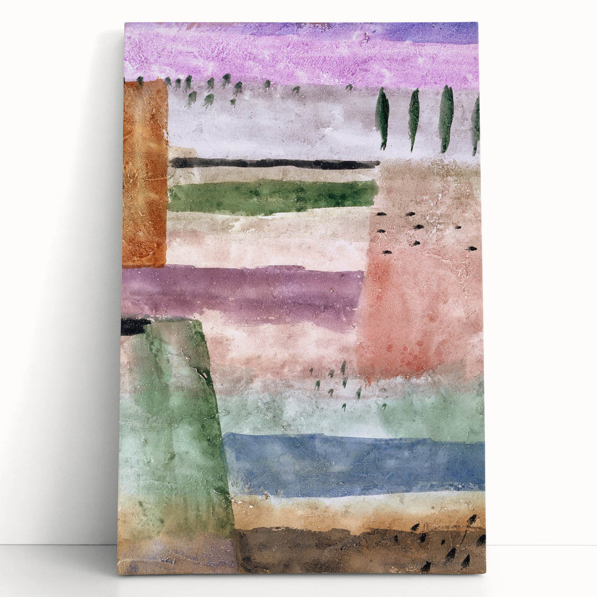 Modern Landscape Wall Art - Abstract Contemporary Poplar Design Print