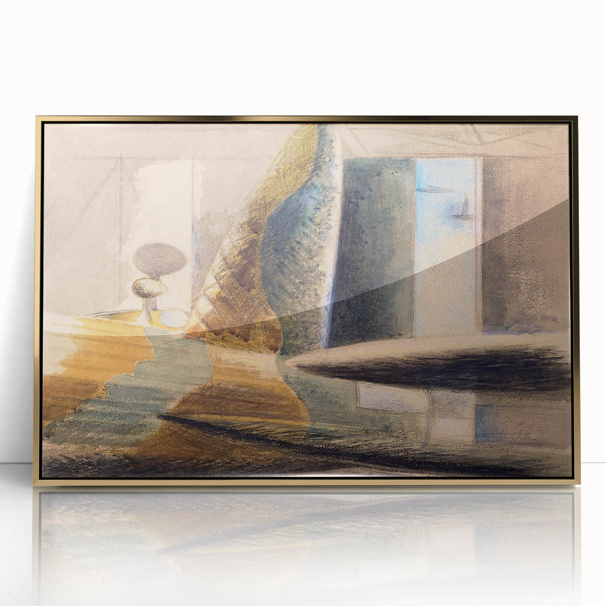 Abstract Minimalist Wall Art: Modern Design Elements for Home