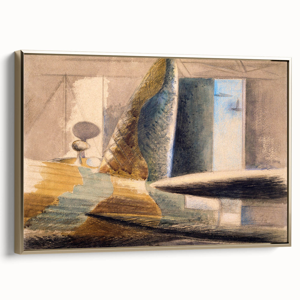 Abstract Minimalist Wall Art: Modern Design Elements for Home