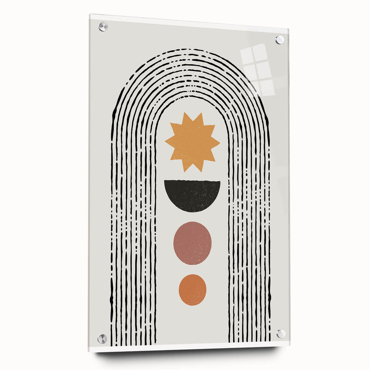 Framed Dining Room Prints - Modern Geometric Abstract Art