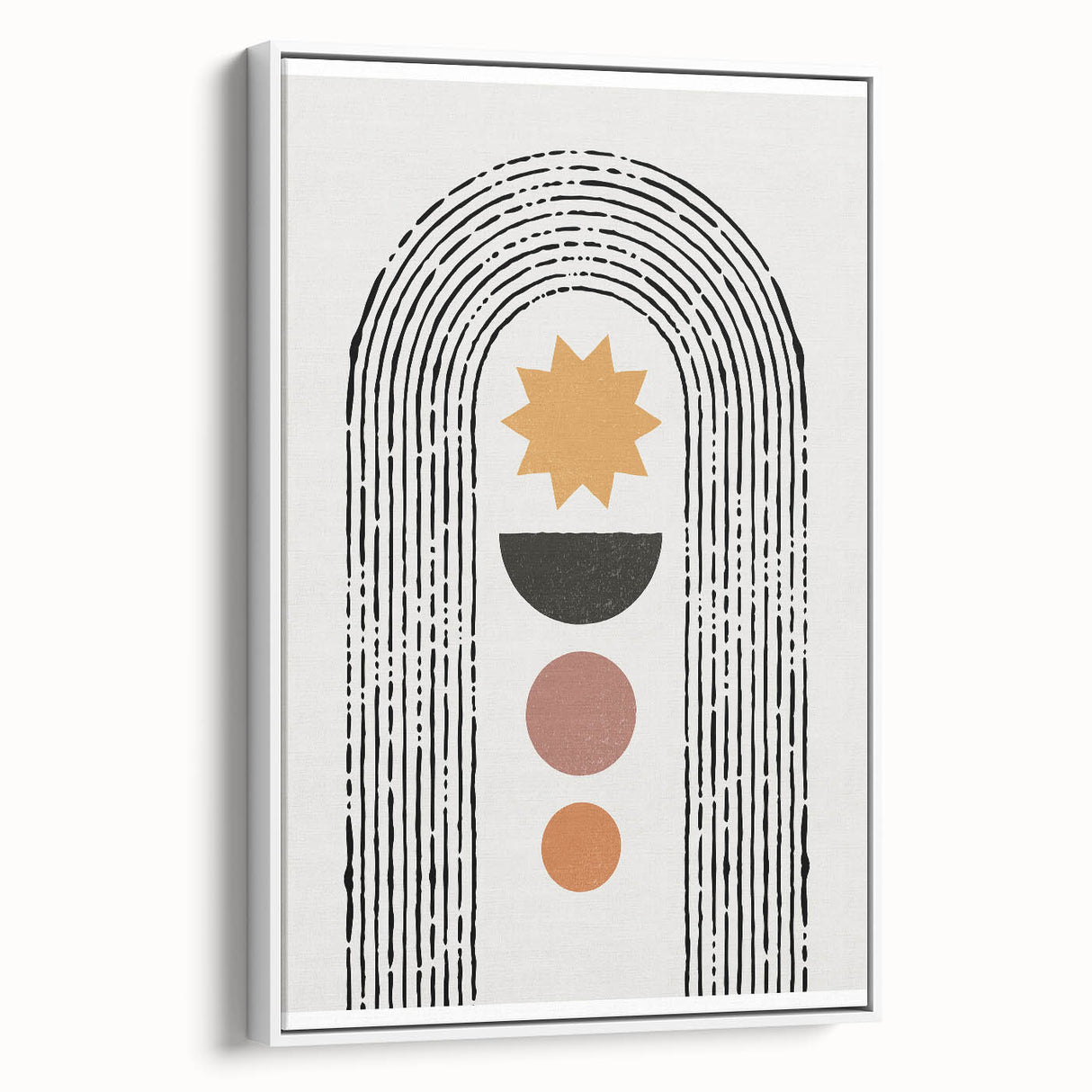 Framed Dining Room Prints - Modern Geometric Abstract Art