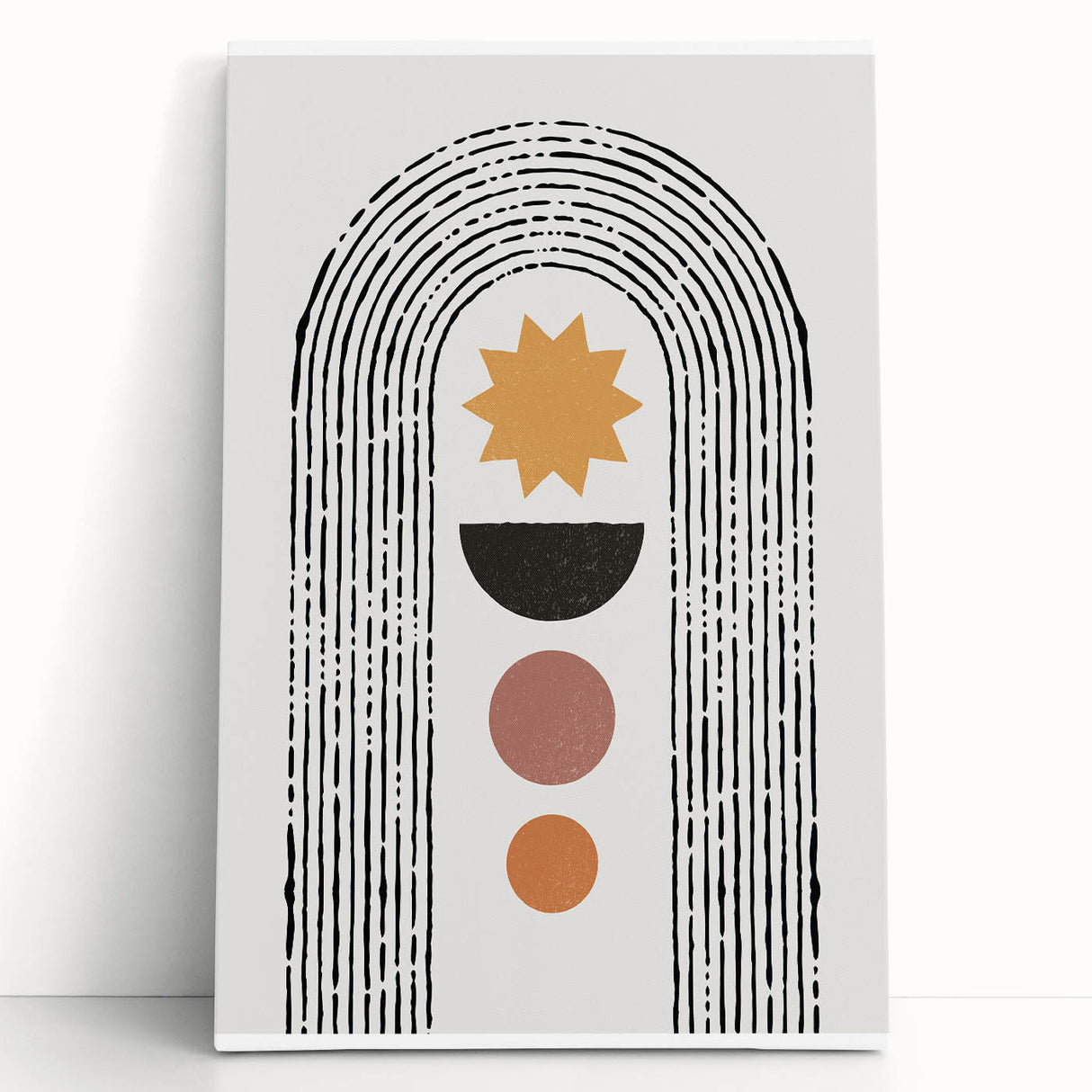 Framed Dining Room Prints - Modern Geometric Abstract Art