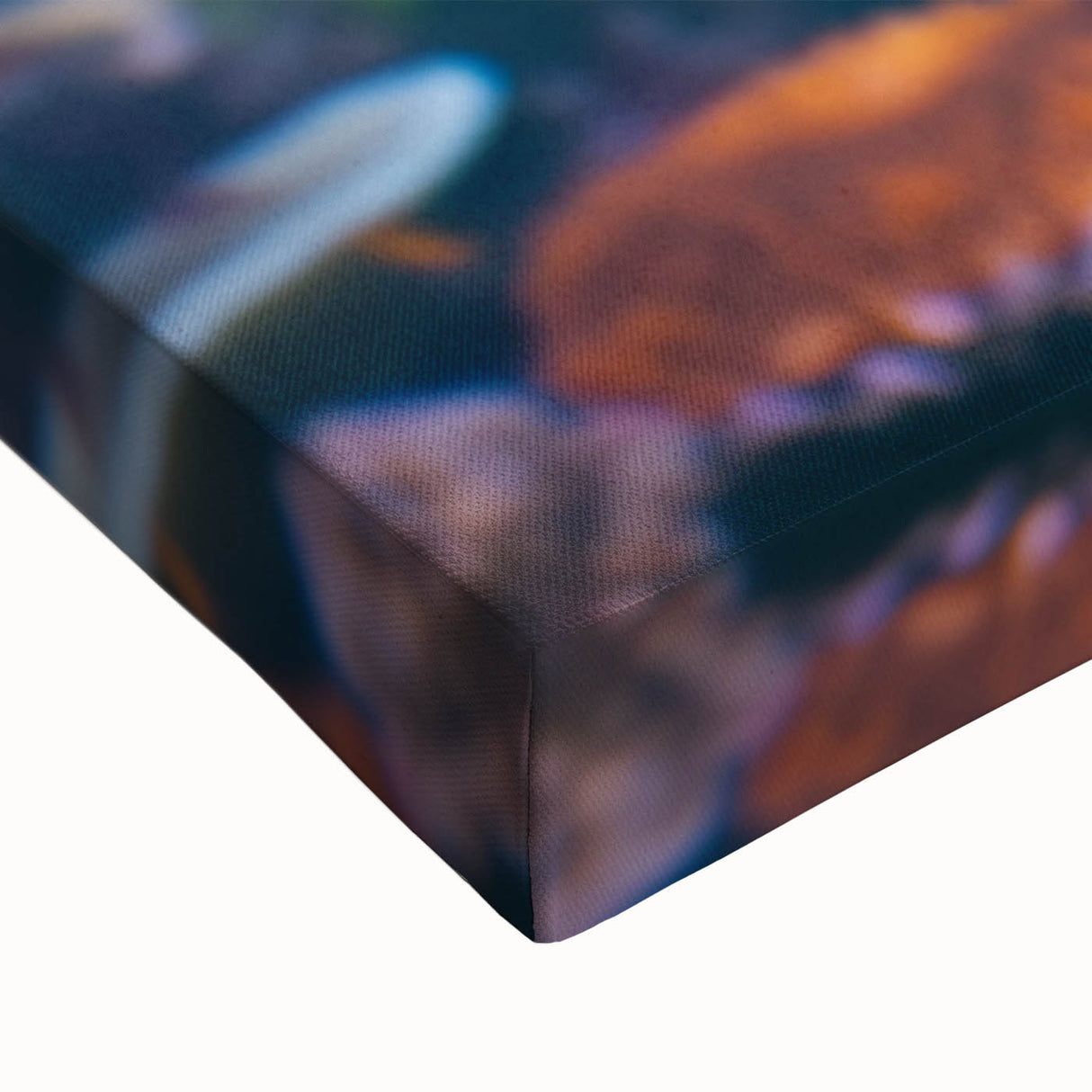 Large art of the Great Barrier Reef in black and white on stretched canvas, ideal for bedroom wall decor.