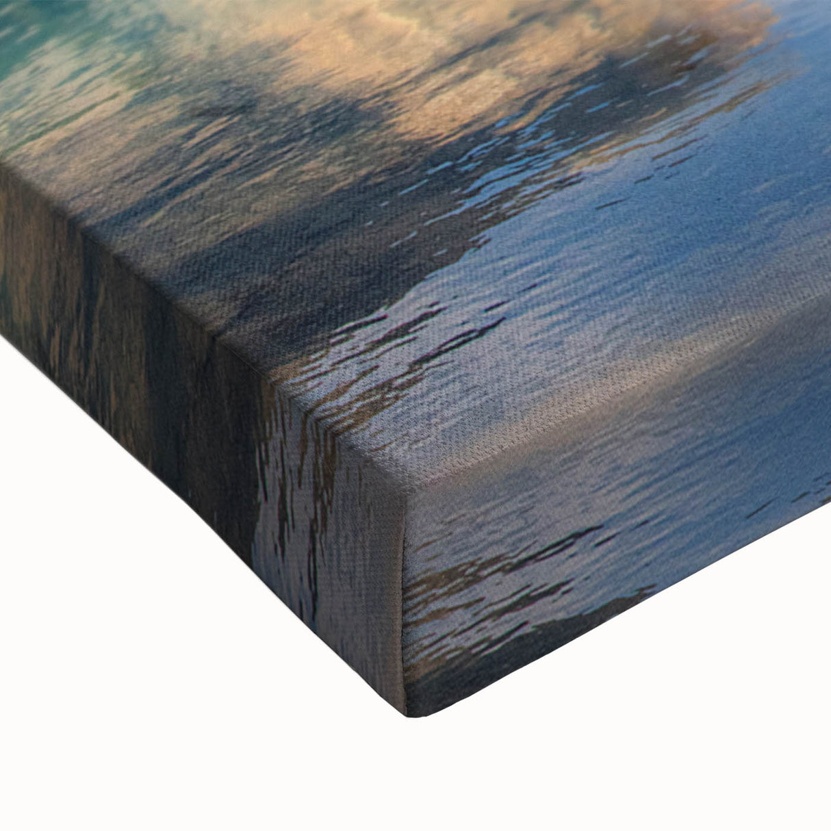 Black and white landscape art painting of Alberta, Canada on large stretched canvas, suitable for bedroom wall decor.