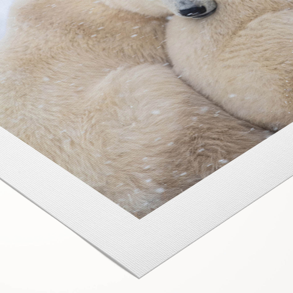 Art deco poster featuring a serene Manitoba, Canada landscape in muted earth tones on rolled canvas.