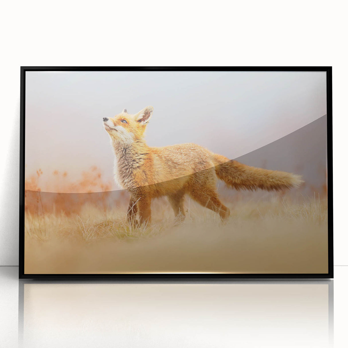 Large abstract wall art featuring a mid-century modernist style, with muted earth tones on framed acrylic.