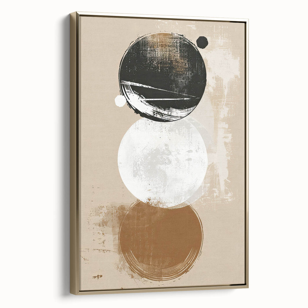 Minimalist Geometric Wall Art - Abstract Dining Room Canvas Print