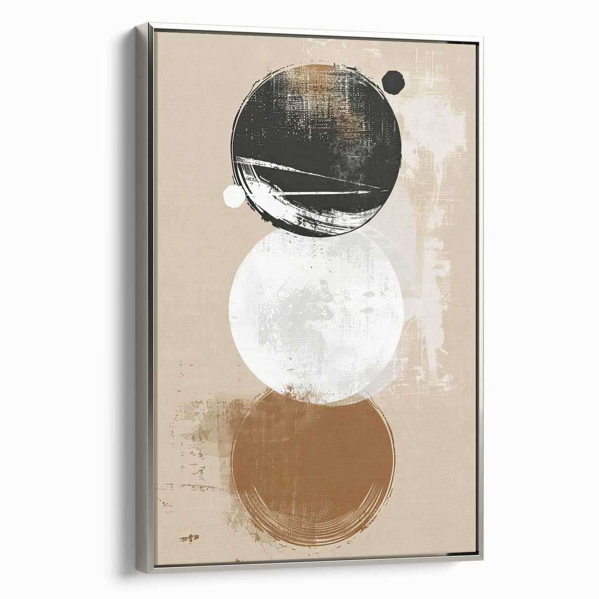 Minimalist Geometric Wall Art - Abstract Dining Room Canvas Print