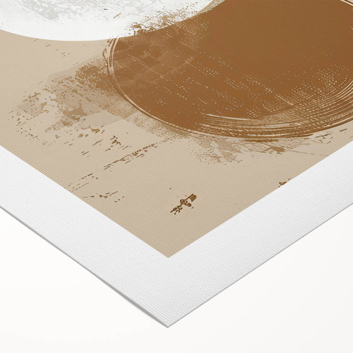 Minimalist Geometric Wall Art - Abstract Dining Room Canvas Print