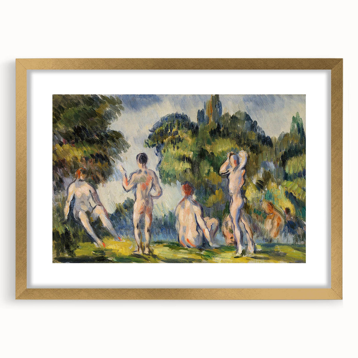 Contemporary Wall Art: Paul Cézanne's Bathers for Modern Decor