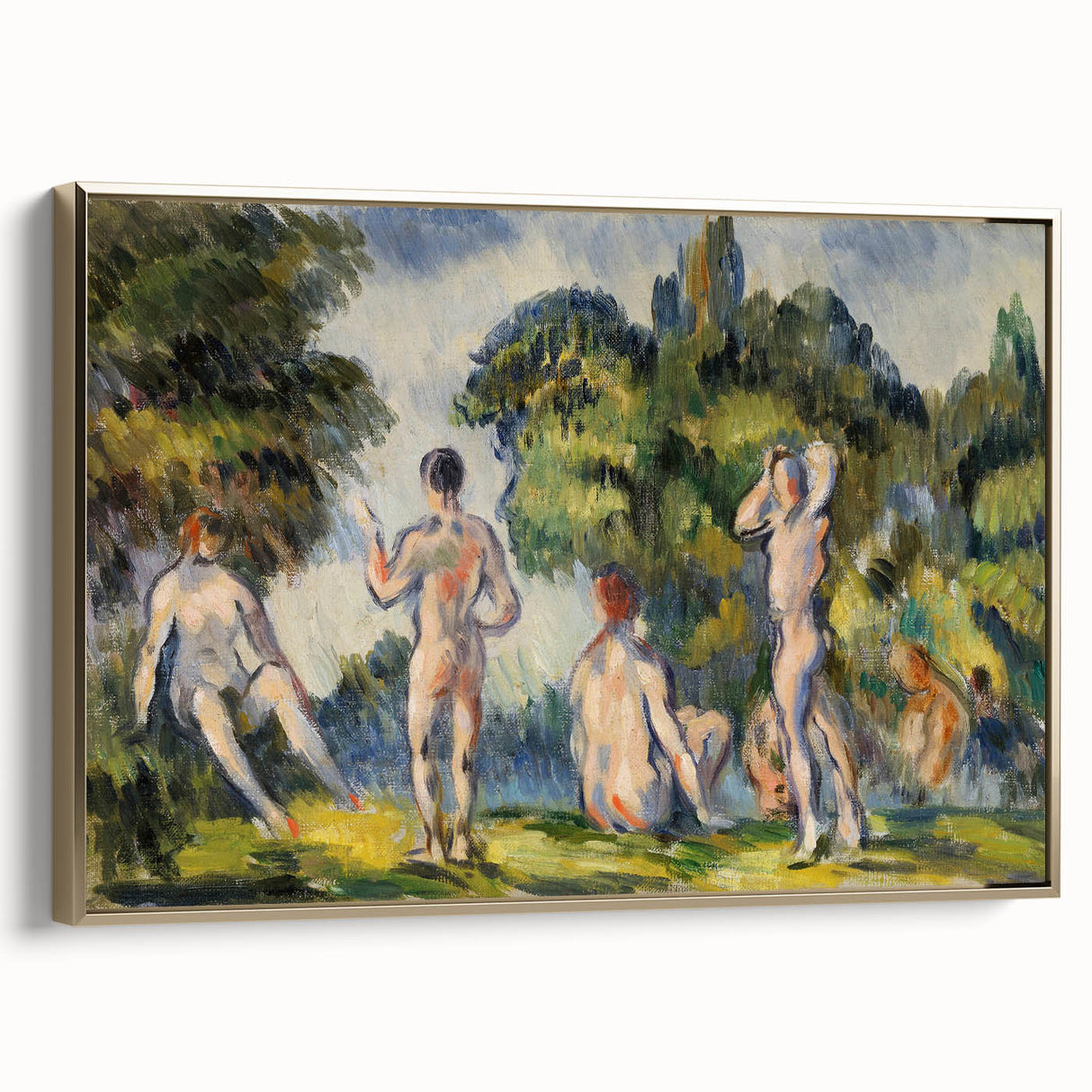 Contemporary Wall Art: Paul Cézanne's Bathers for Modern Decor