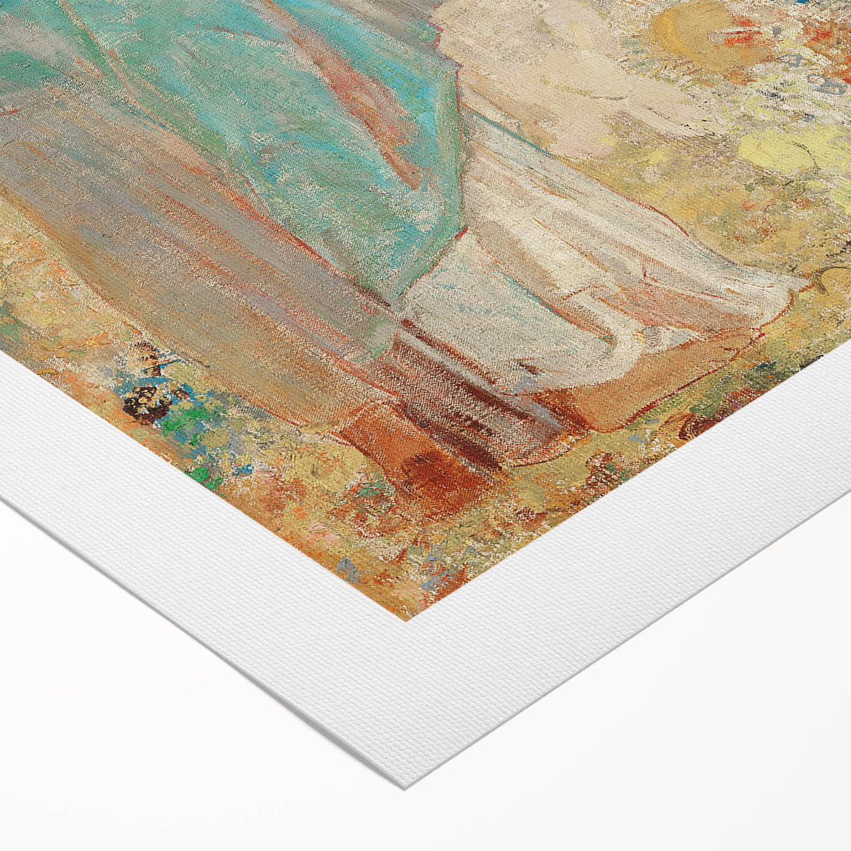 Modern Figurative Wall Art - Elegant Abstract Woman in Pastel Hues