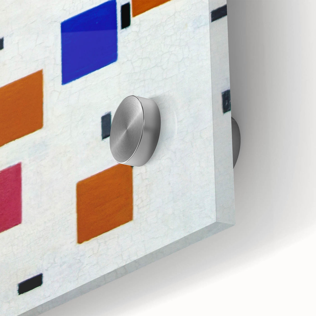Modern Abstract Wall Art - Geometric Color Blocks Composition