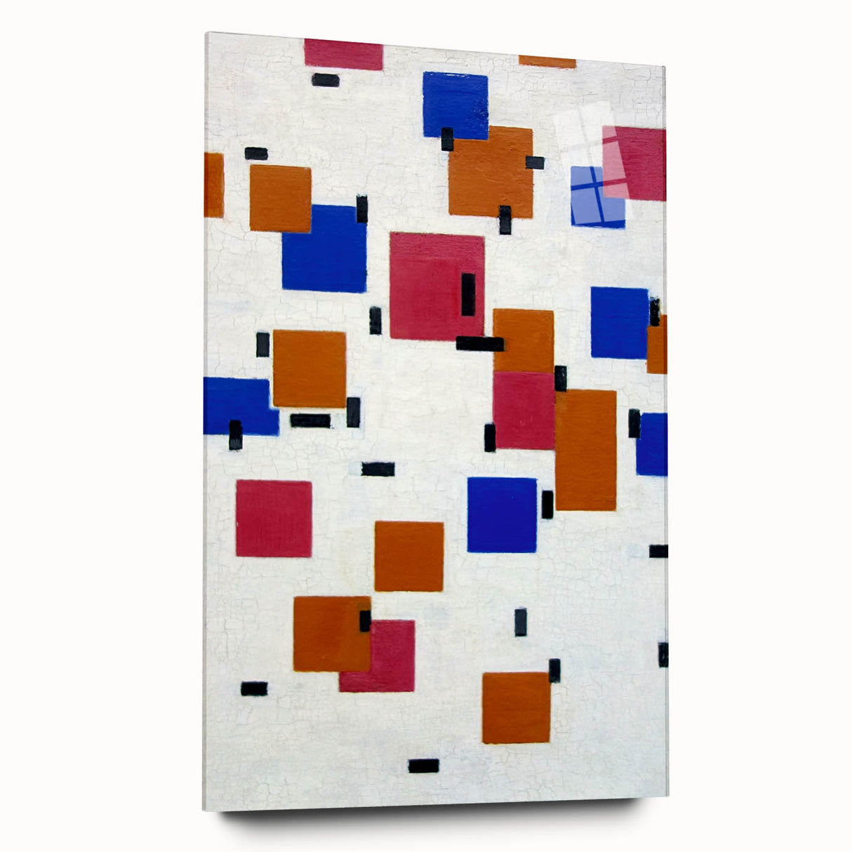 Modern Abstract Wall Art - Geometric Color Blocks Composition