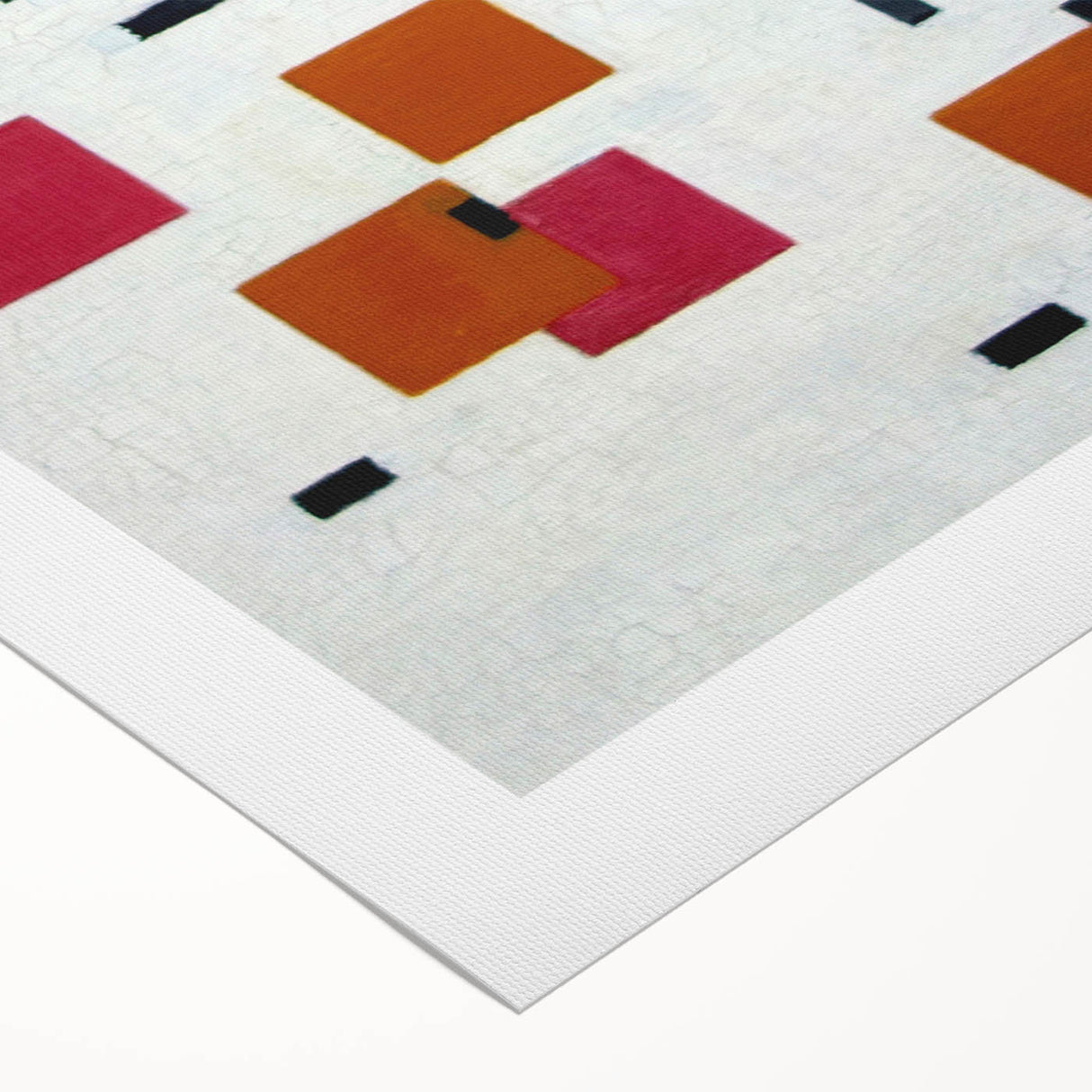 Modern Abstract Wall Art - Geometric Color Blocks Composition