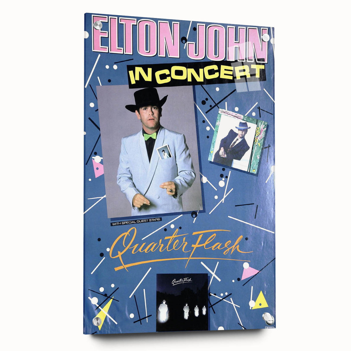 Retro Elton John Concert Poster - Vintage Prints & Wall Art