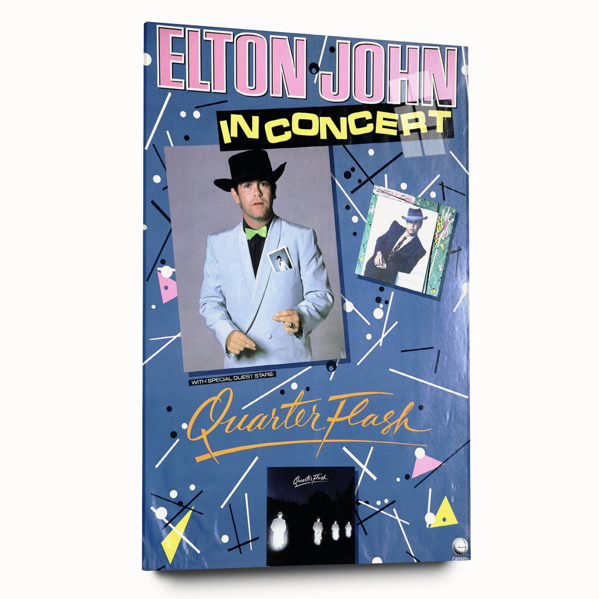 Retro Elton John Concert Poster - Vintage Prints & Wall Art