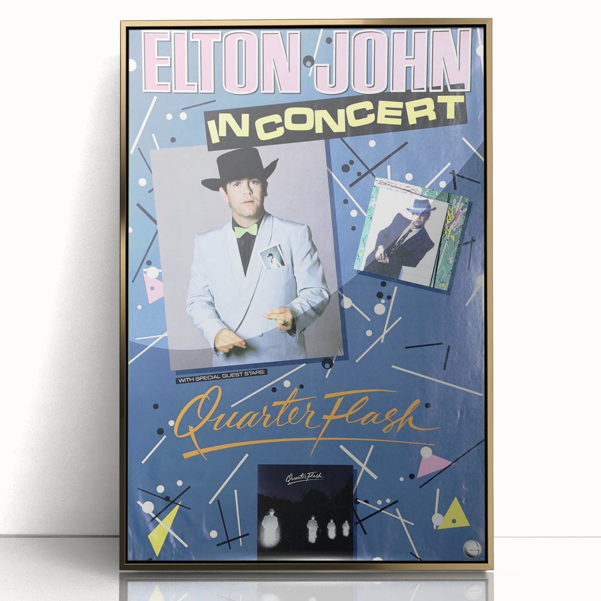 Retro Elton John Concert Poster - Vintage Prints & Wall Art