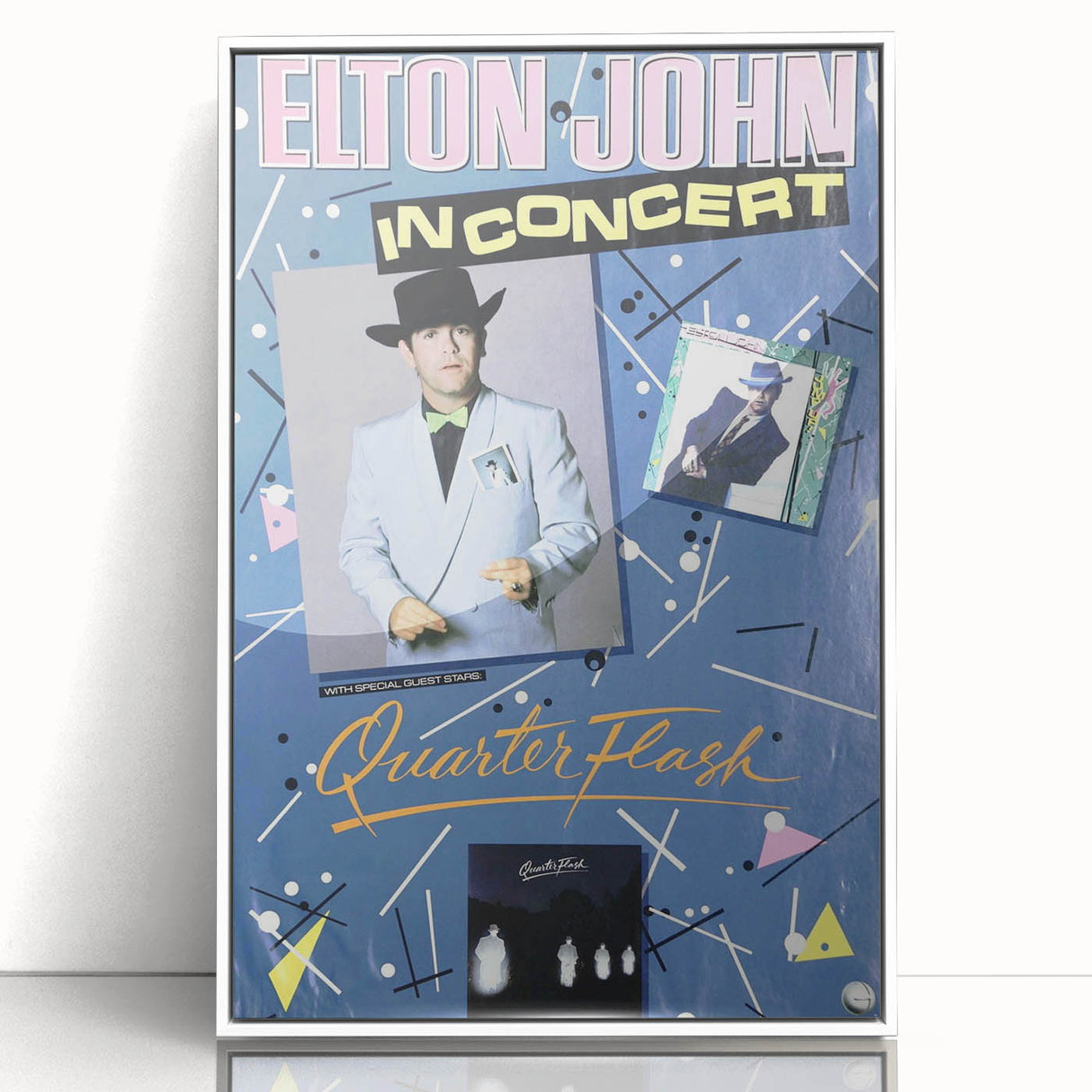 Retro Elton John Concert Poster - Vintage Prints & Wall Art