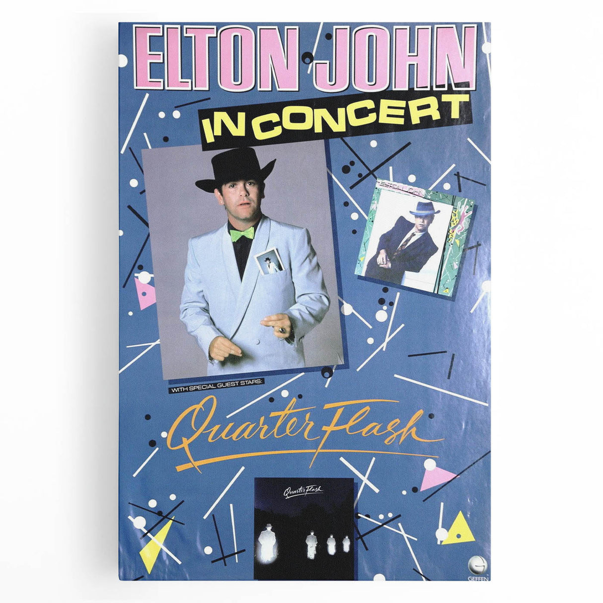 Retro Elton John Concert Poster - Vintage Prints & Wall Art