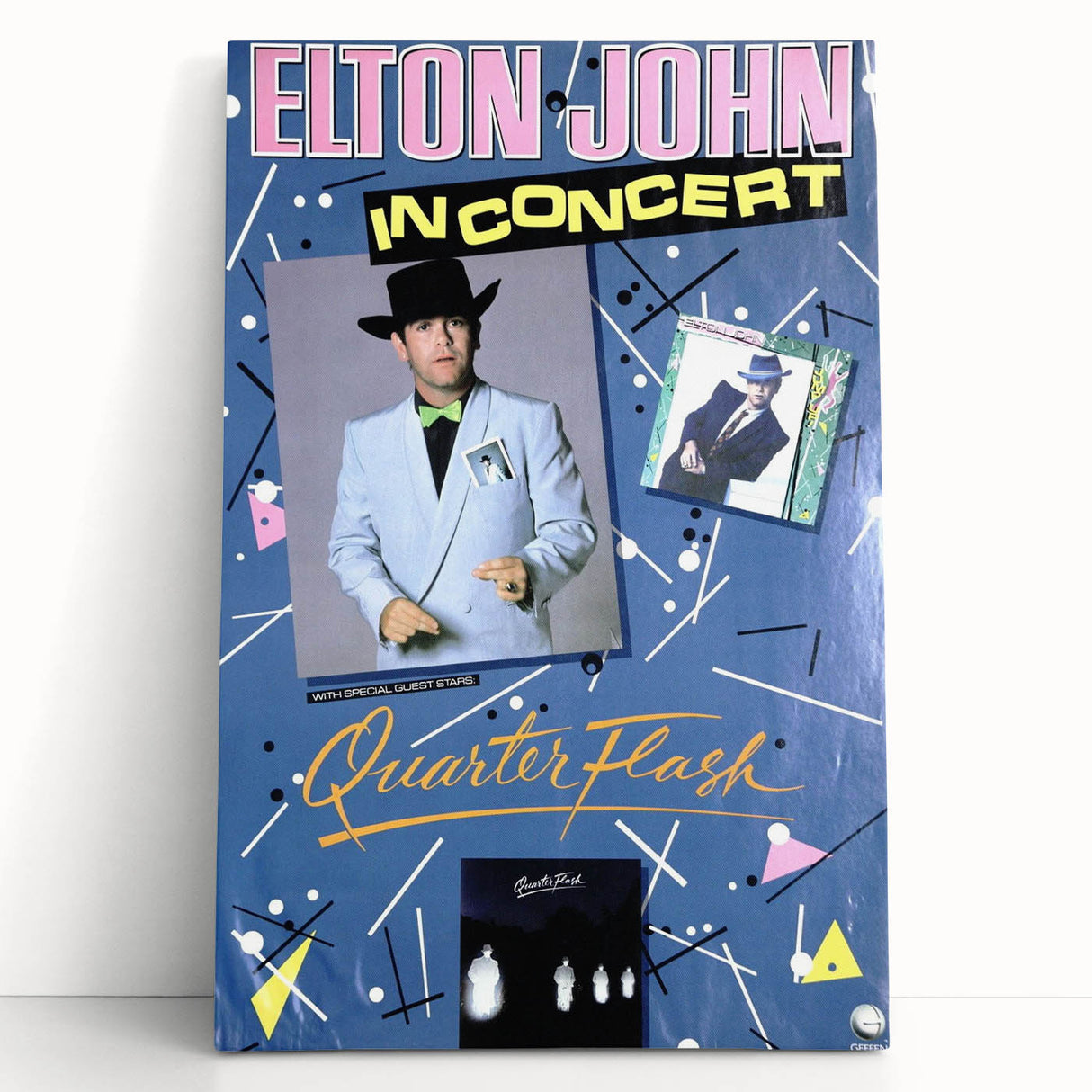 Retro Elton John Concert Poster - Vintage Prints & Wall Art