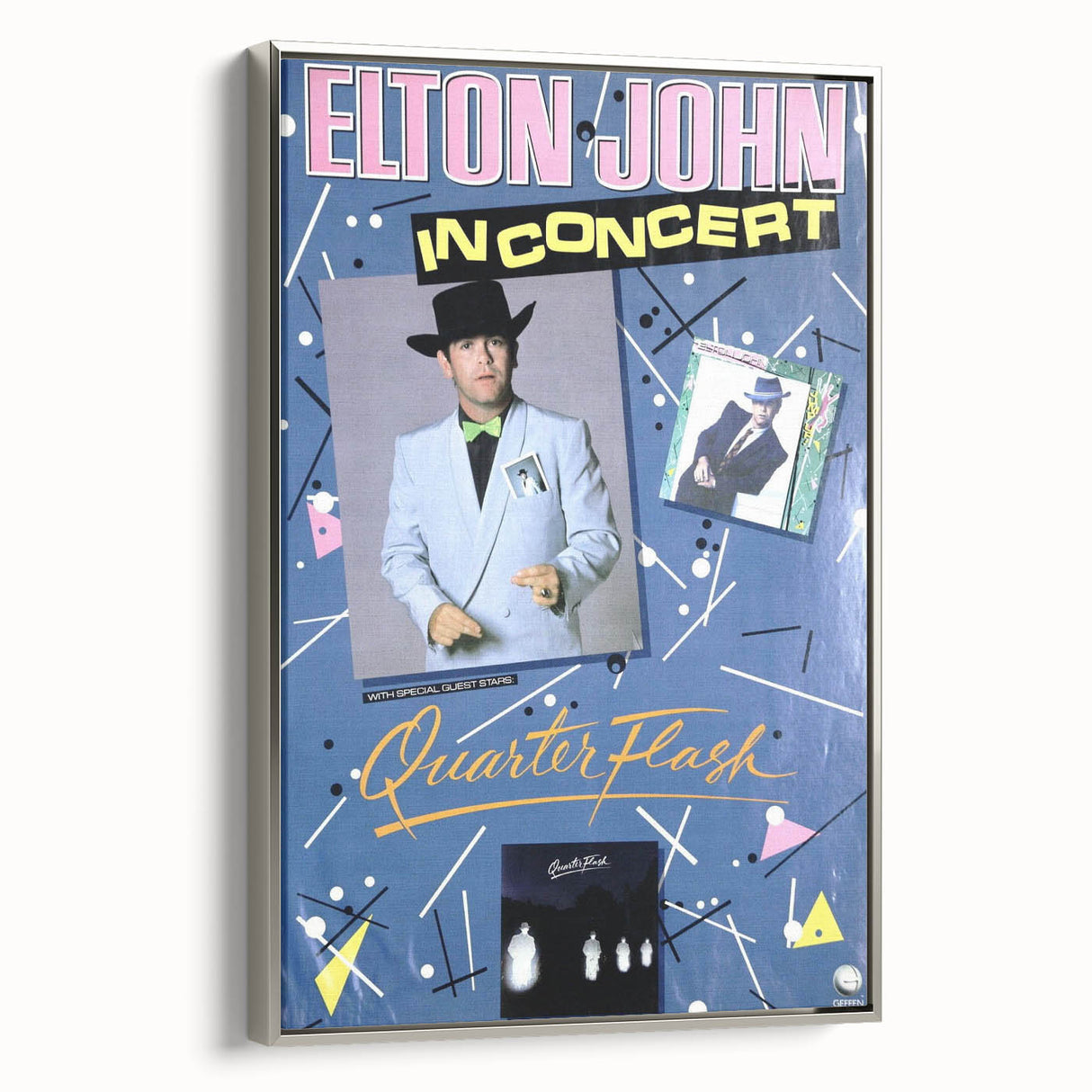 Retro Elton John Concert Poster - Vintage Prints & Wall Art