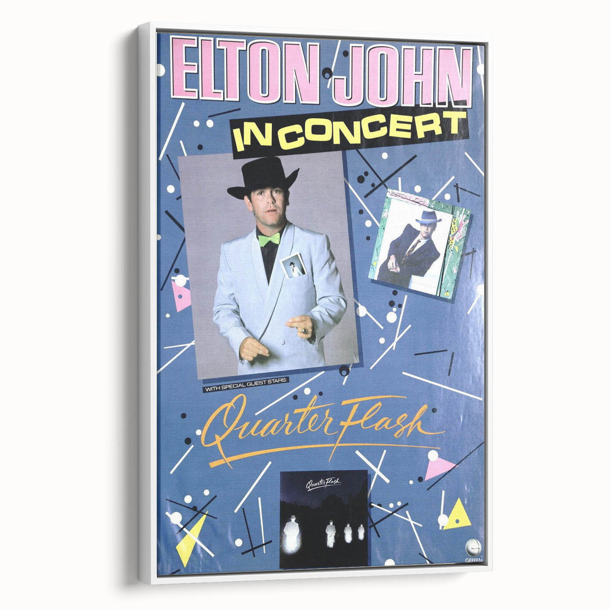 Retro Elton John Concert Poster - Vintage Prints & Wall Art