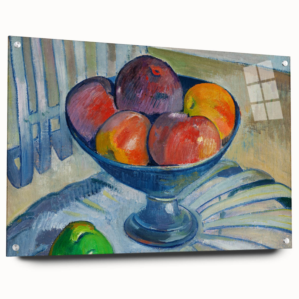 Modern Wall Art: Fruit Dish on Garden Chair by Paul Gauguin