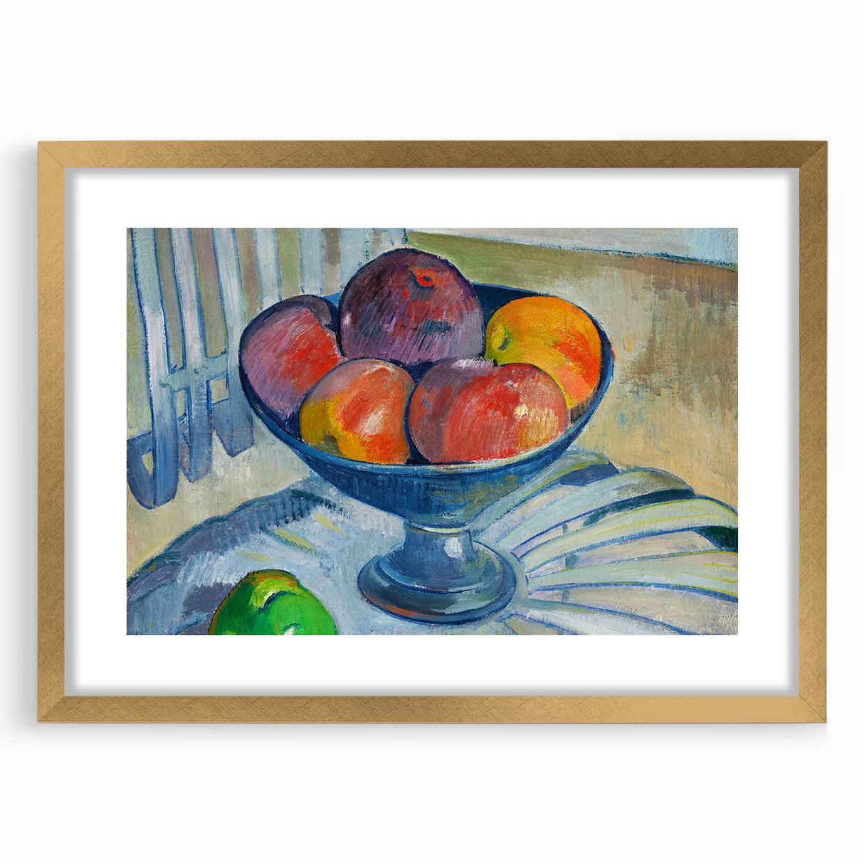 Modern Wall Art: Fruit Dish on Garden Chair by Paul Gauguin