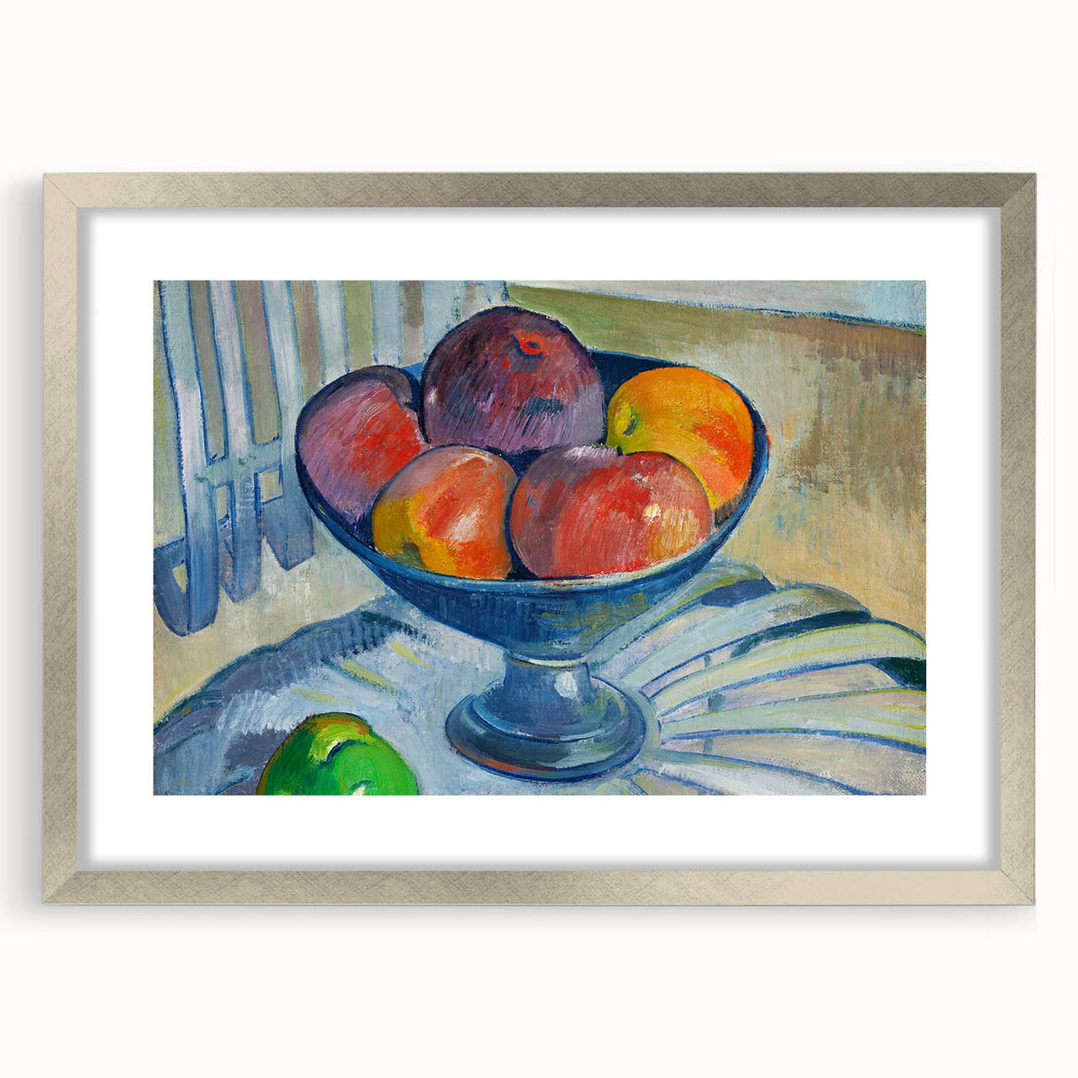 Modern Wall Art: Fruit Dish on Garden Chair by Paul Gauguin