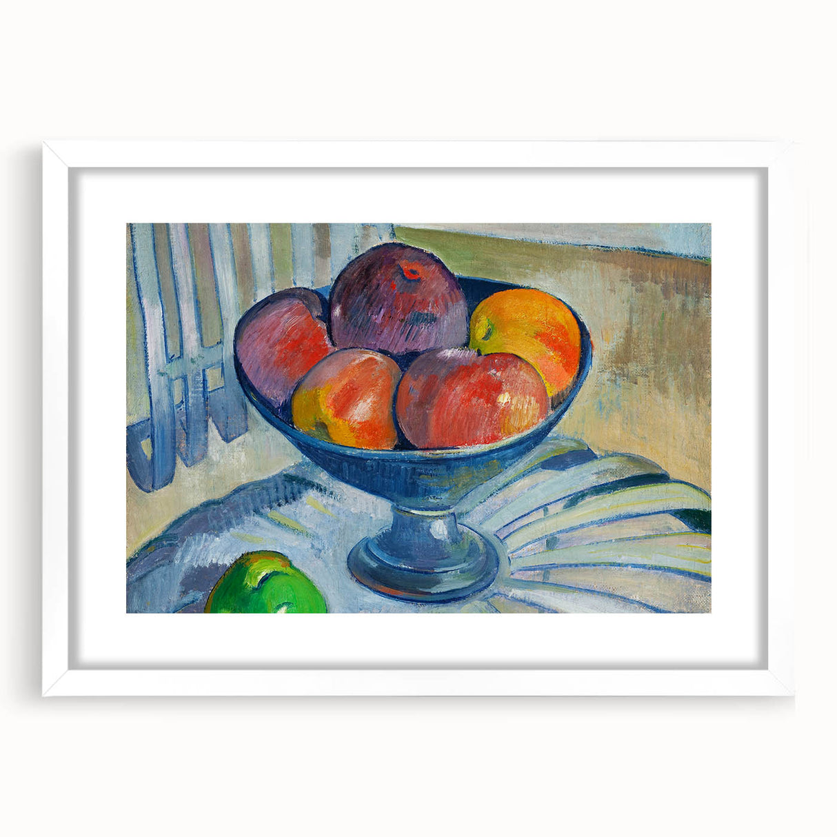 Modern Wall Art: Fruit Dish on Garden Chair by Paul Gauguin