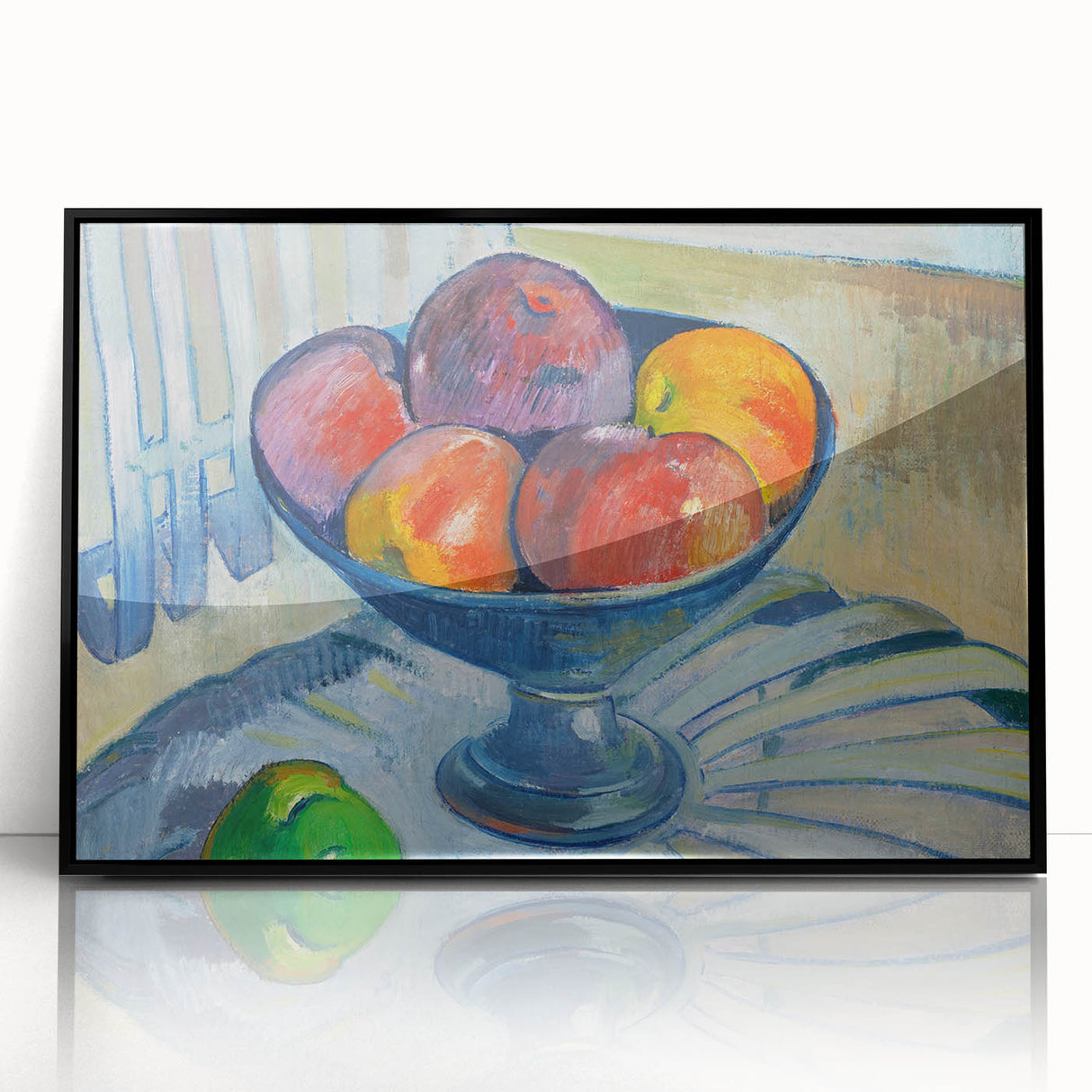 Modern Wall Art: Fruit Dish on Garden Chair by Paul Gauguin