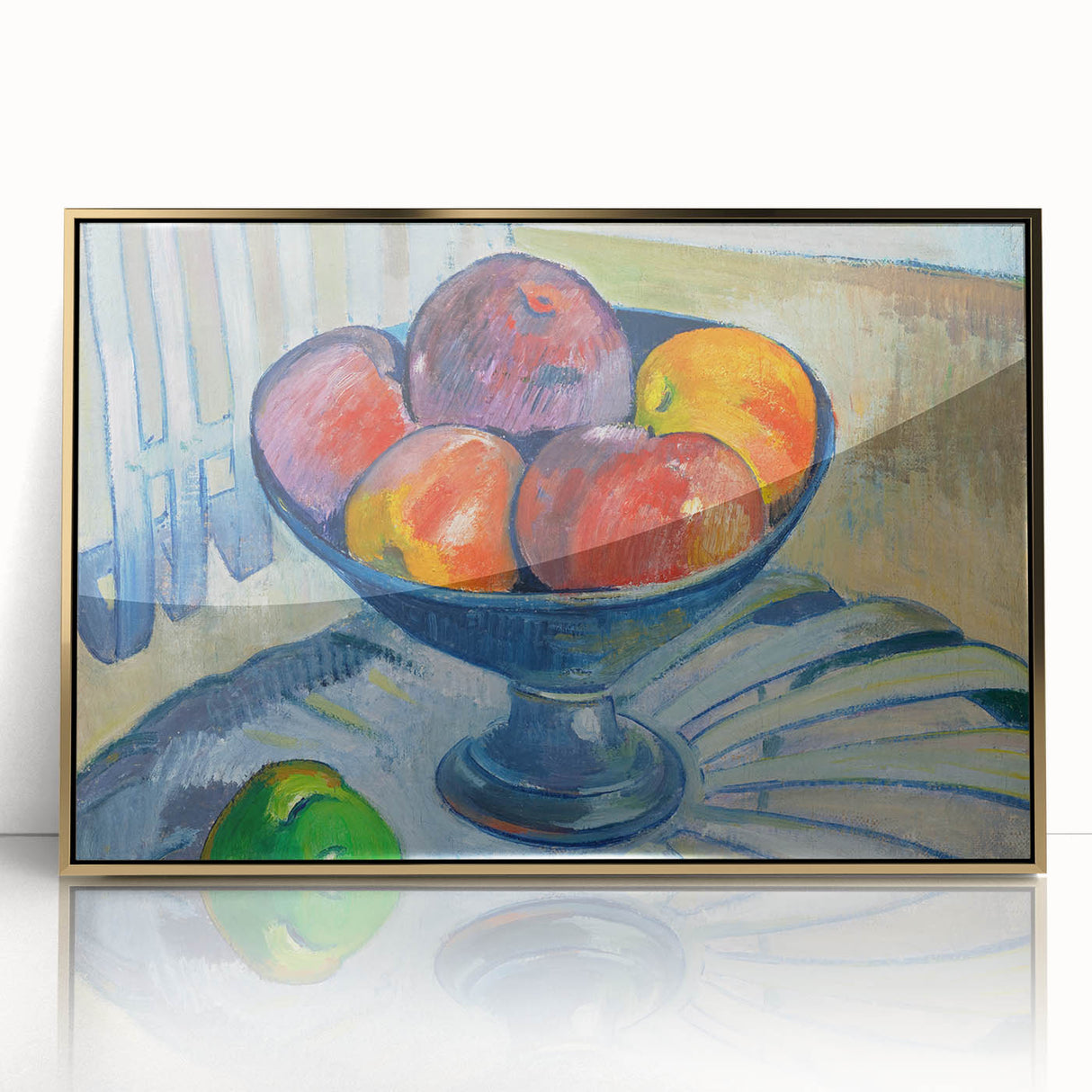 Modern Wall Art: Fruit Dish on Garden Chair by Paul Gauguin