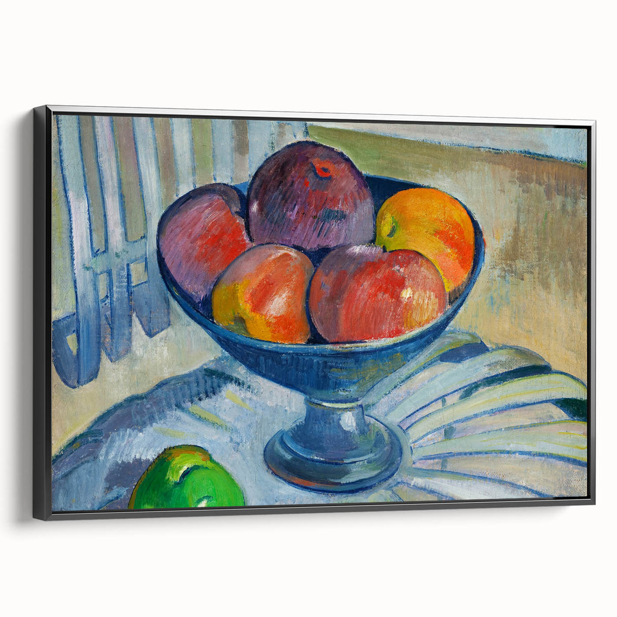 Modern Wall Art: Fruit Dish on Garden Chair by Paul Gauguin