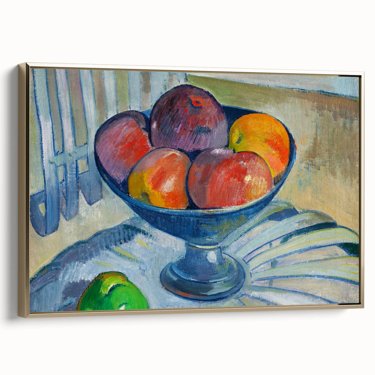Modern Wall Art: Fruit Dish on Garden Chair by Paul Gauguin