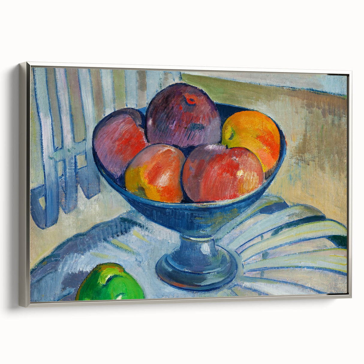 Modern Wall Art: Fruit Dish on Garden Chair by Paul Gauguin