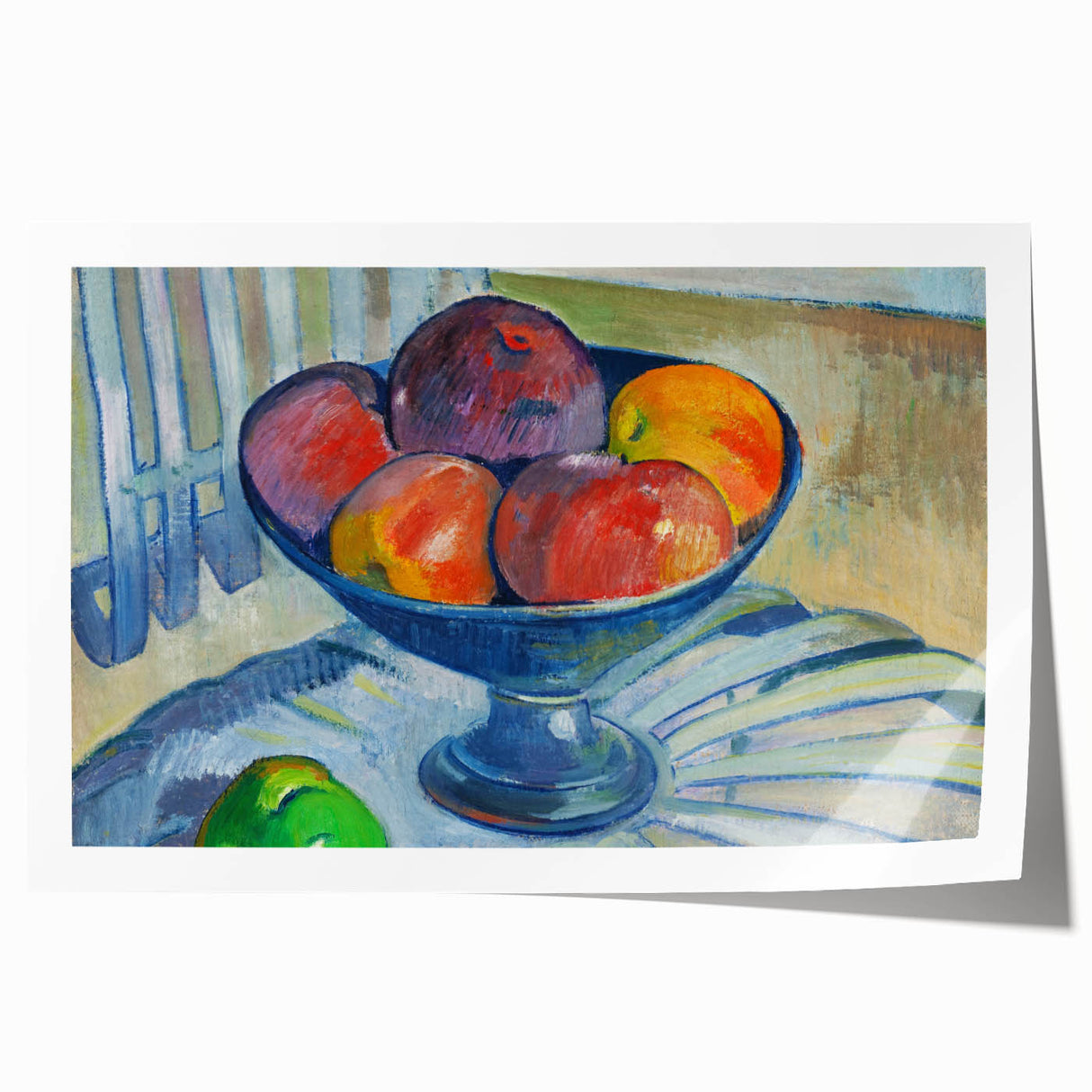 Modern Wall Art: Fruit Dish on Garden Chair by Paul Gauguin