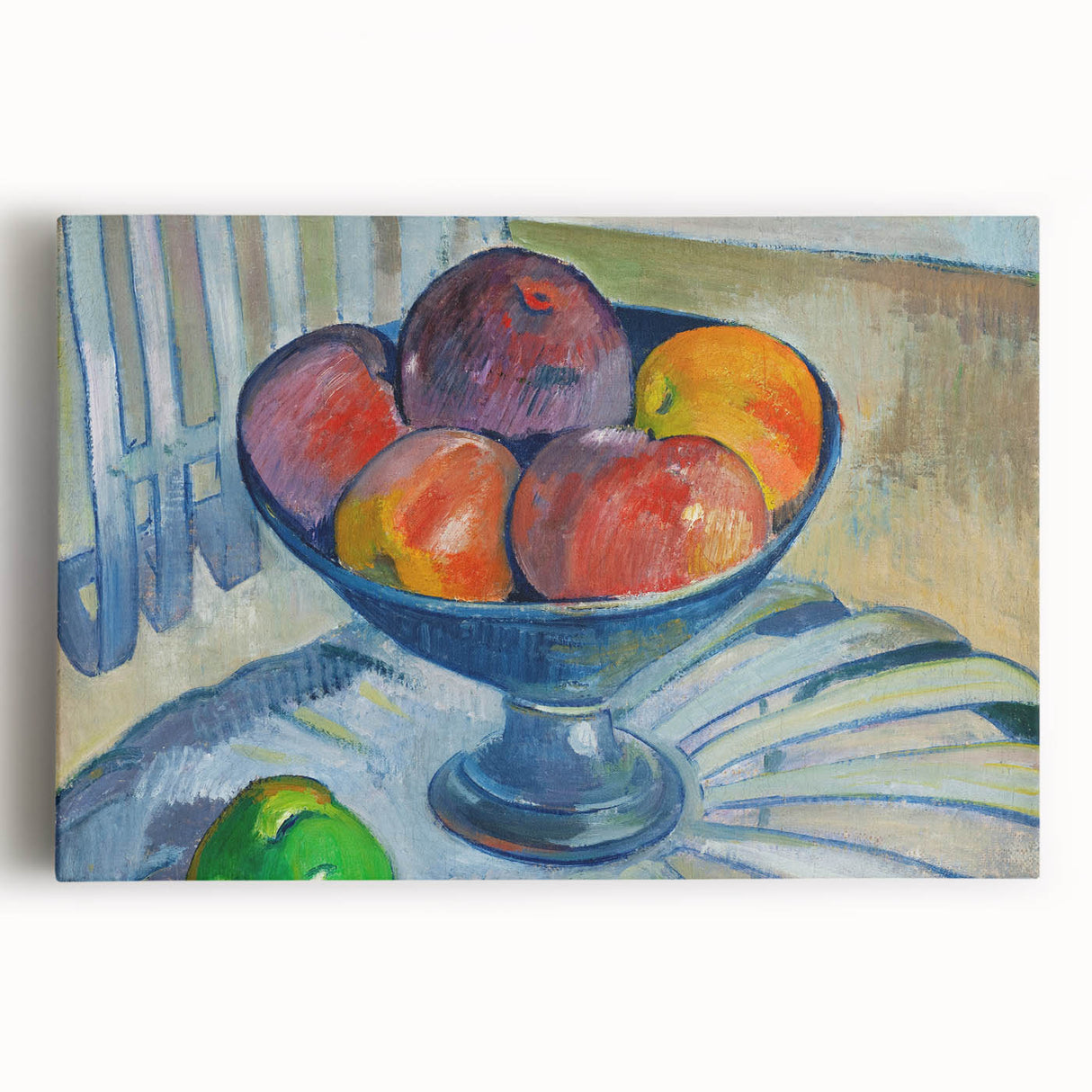 Modern Wall Art: Fruit Dish on Garden Chair by Paul Gauguin