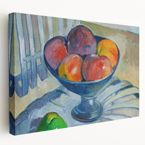 Modern Wall Art: Fruit Dish on Garden Chair by Paul Gauguin