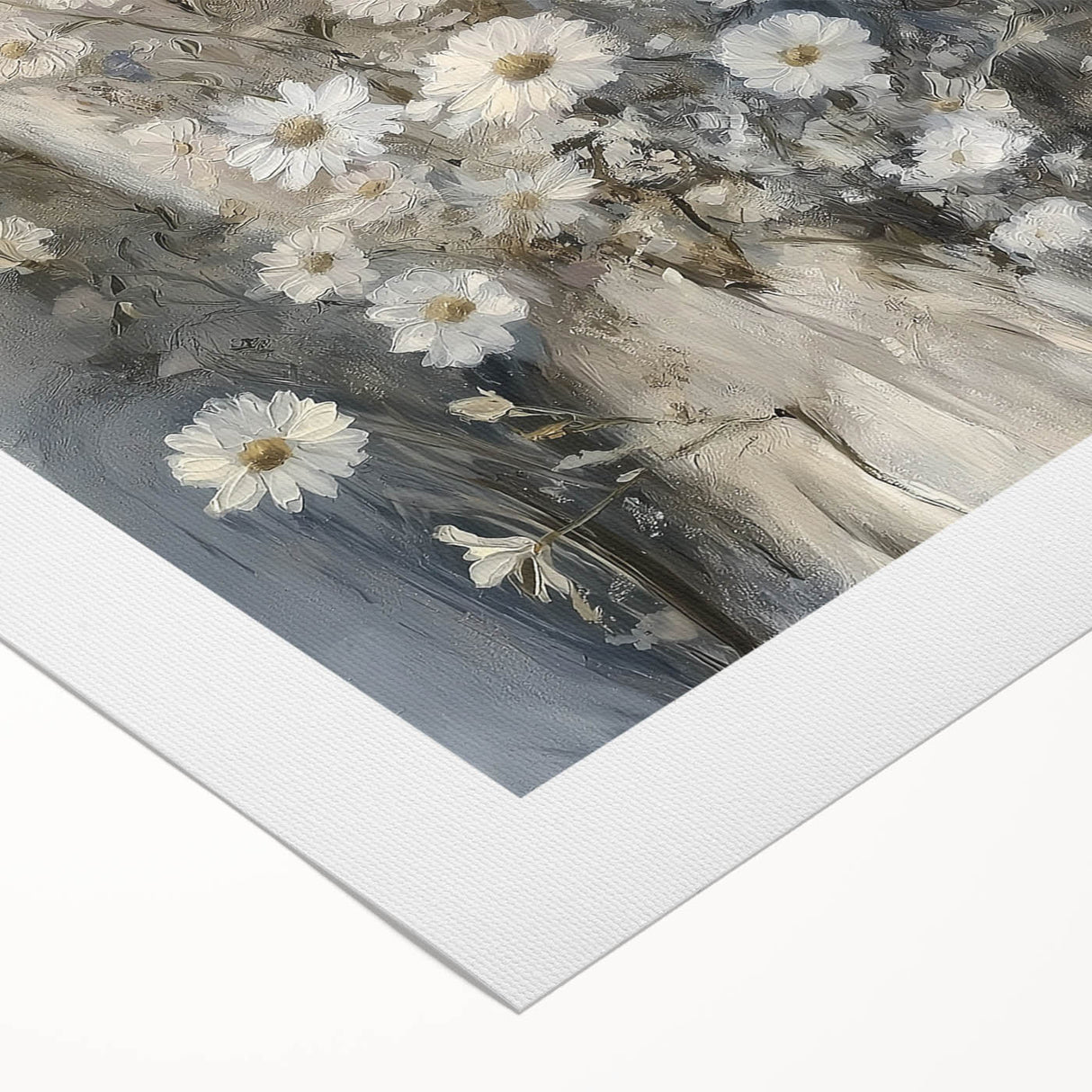 Abstract figurative rolled canvas artwork showcasing vibrant colors and dynamic shapes, perfect for modern decor. Packaged securely in a cardboard tube for safe delivery.