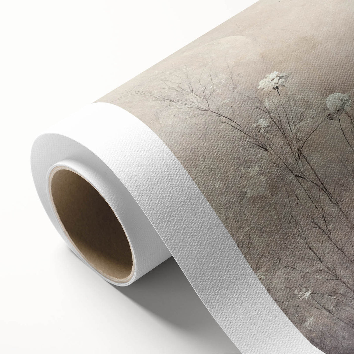 Colorful abstract floral wall art on rolled canvas, showcasing vibrant hues of pink, blue, and green, perfect for modern home decor. Ideal for adding a touch of elegance and creativity to any living space.