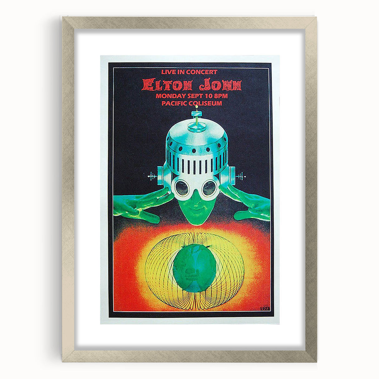 Elton John Retro Wall Art – Vintage Prints & Mid-Century Poster