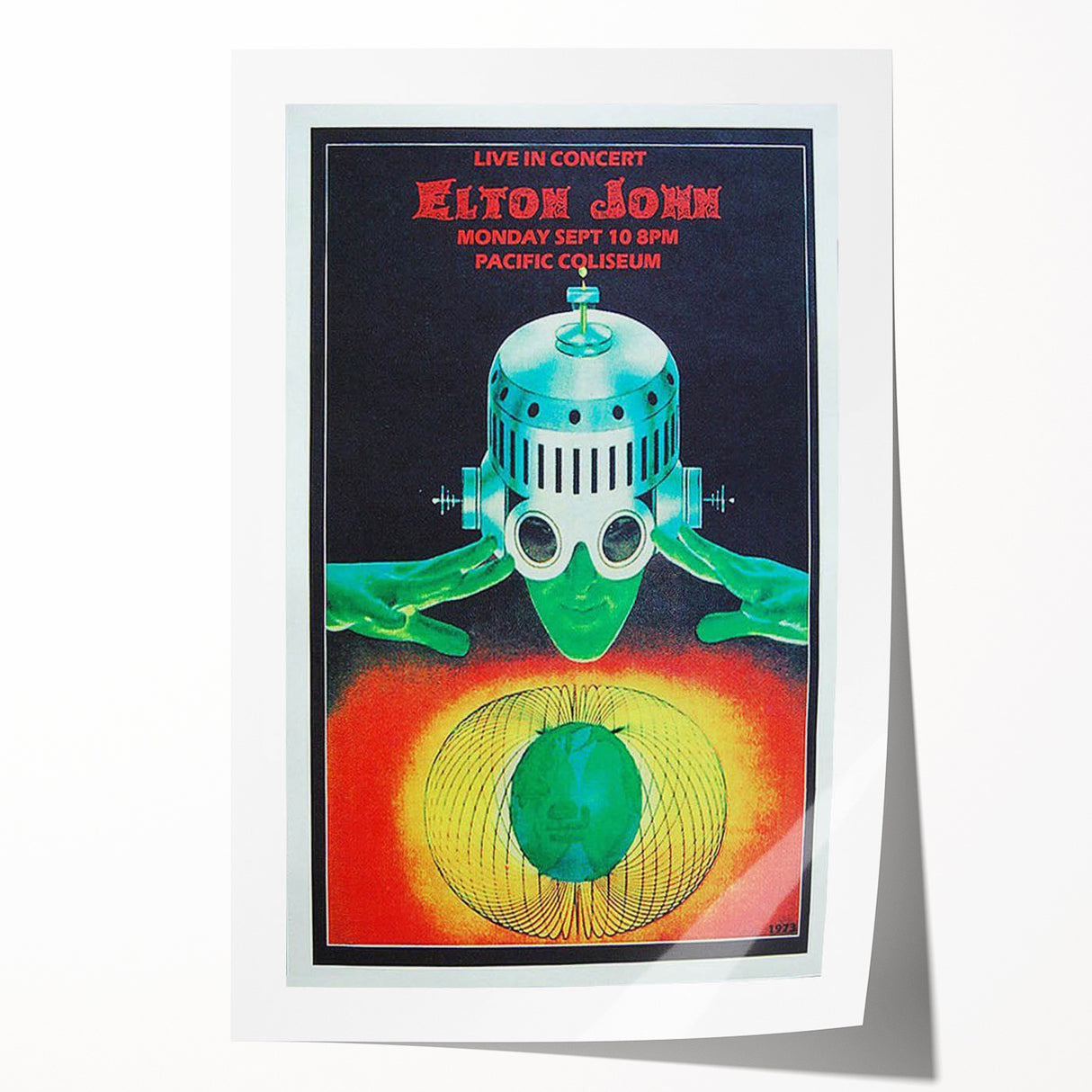 Elton John Retro Wall Art – Vintage Prints & Mid-Century Poster