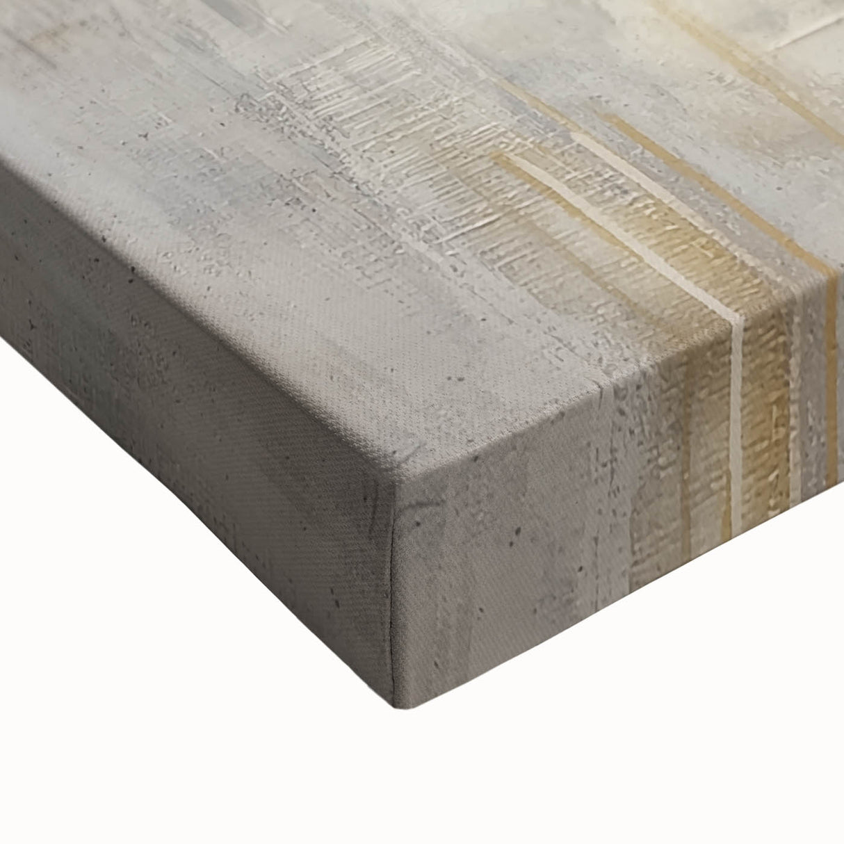 Close-up of a vibrant abstract figurative stretched canvas artwork, showcasing rich colors and intricate textures, perfect for modern home decor. This unique piece adds a contemporary touch to any space, emphasizing artistic expression and creativity.