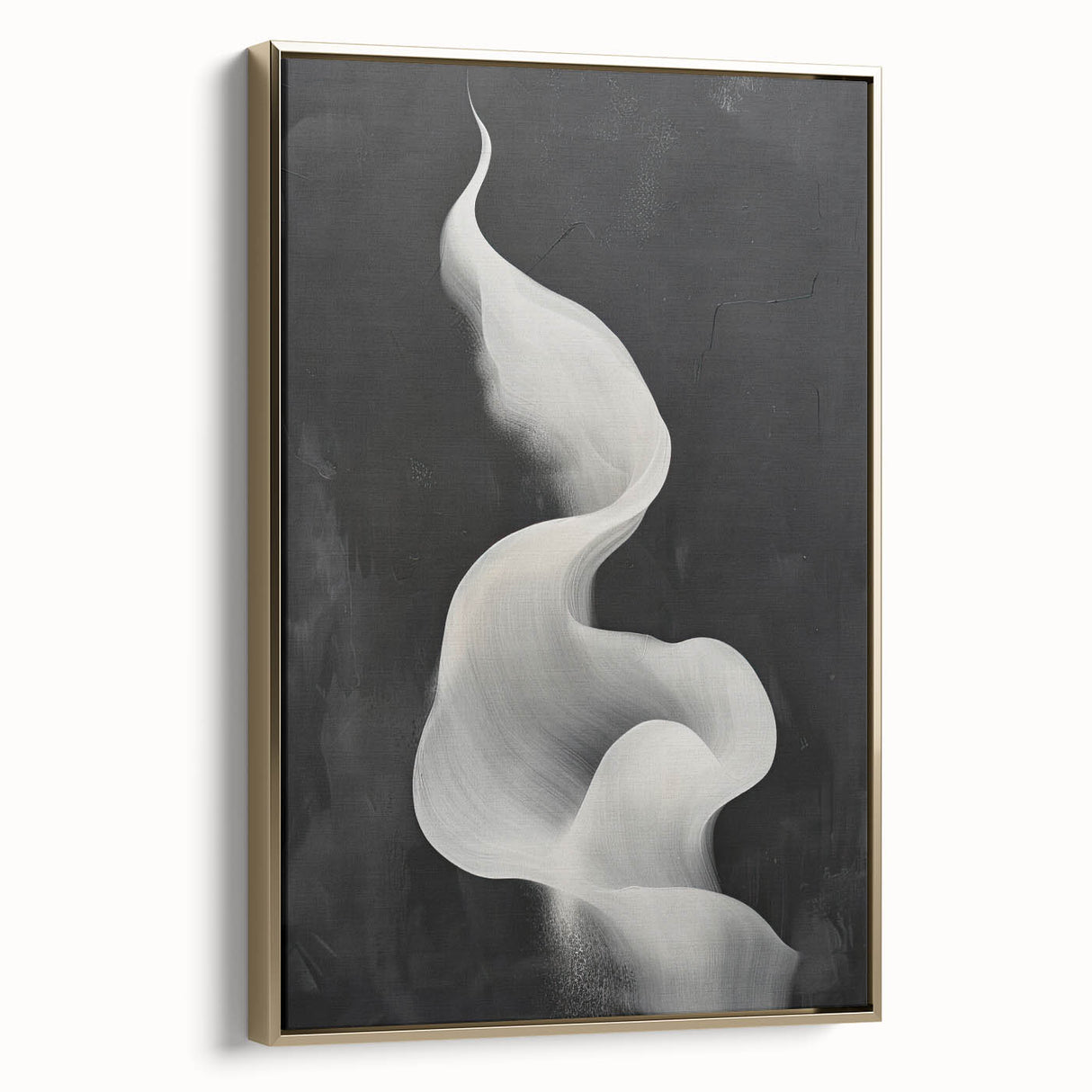 Minimalist Black & White Wall Art - Modern Dining Room Canvas