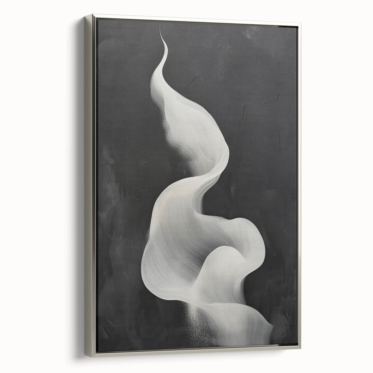 Minimalist Black & White Wall Art - Modern Dining Room Canvas