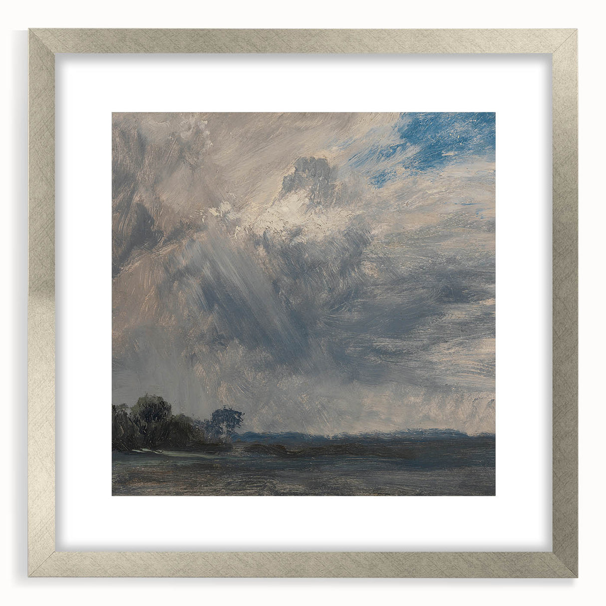Classic Romantic Paintings - Cloudy Sky Study Canvas Art