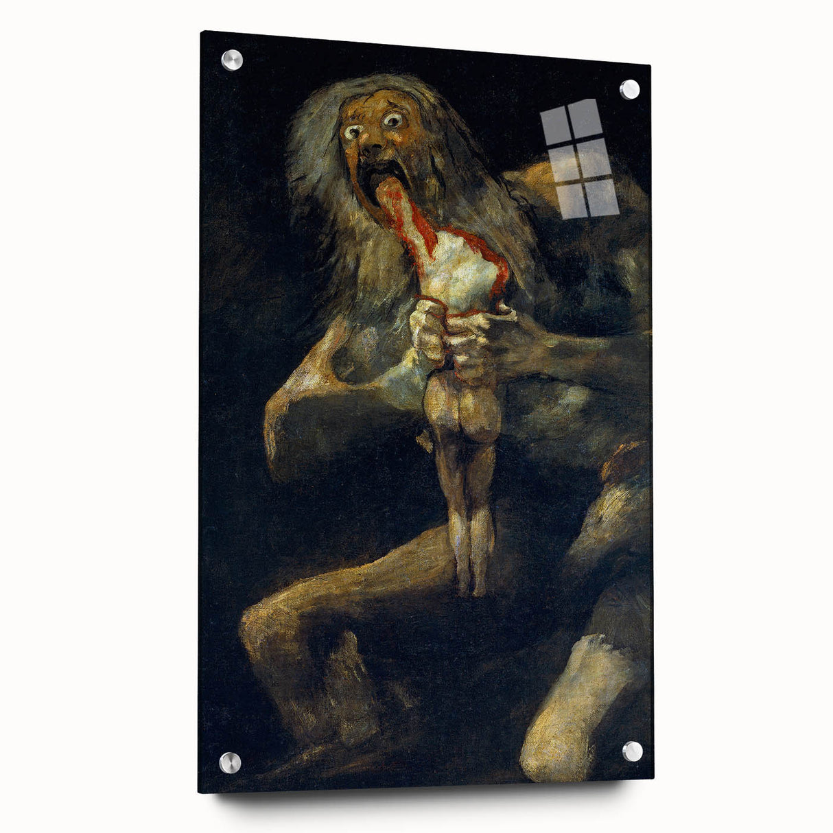 Famous Romantic Era Art - Goya's Saturn Devouring His Son Canvas Art