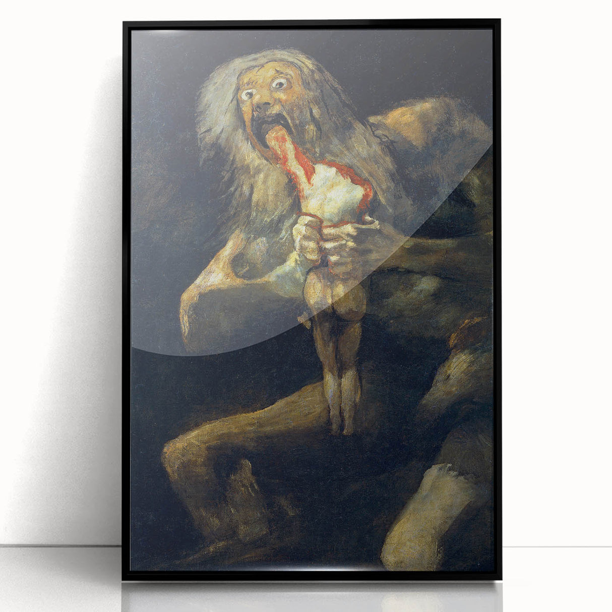 Famous Romantic Era Art - Goya's Saturn Devouring His Son Canvas Art