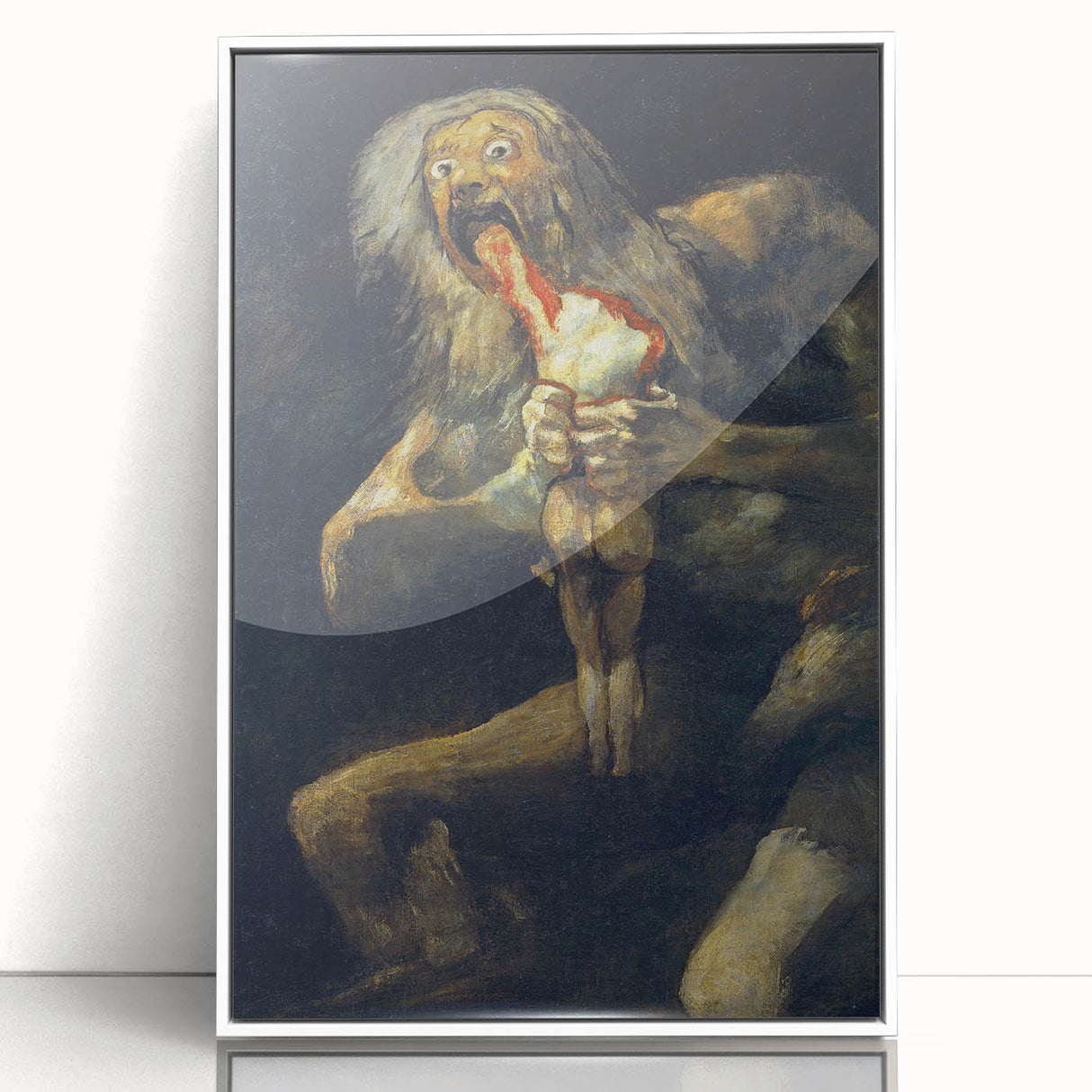 Famous Romantic Era Art - Goya's Saturn Devouring His Son Canvas Art